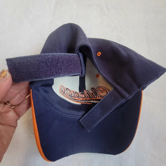 Chicago Bears Sams Cap Wool Blend One Size Baseball Hat Cap Blue Orange - Picture 6 of 6
